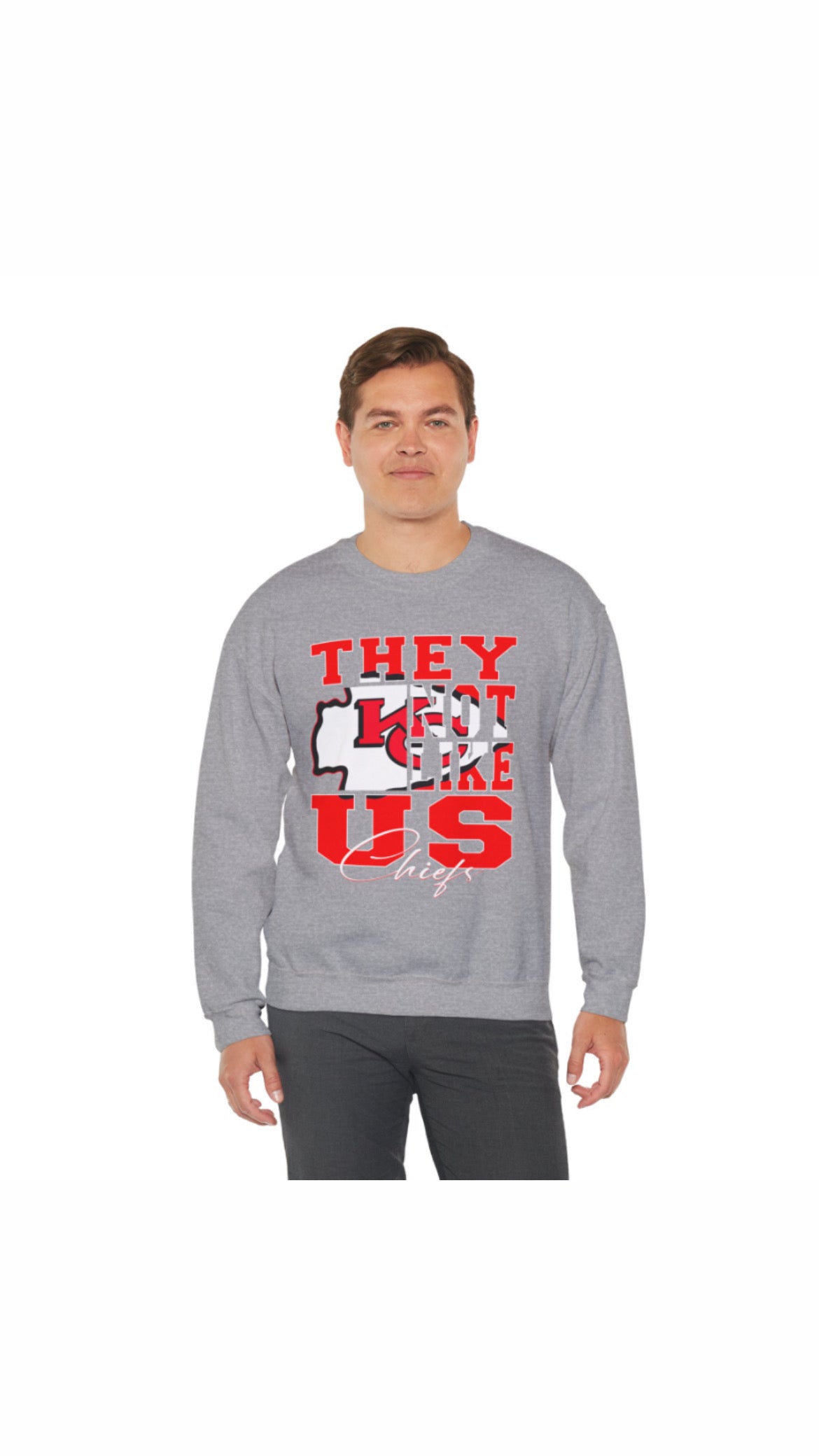 They Not Like Us" KC Chiefs Hoodie/Sweatshirt