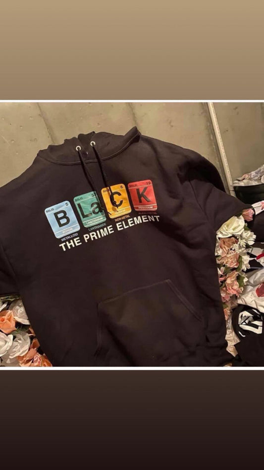 Black Prime Element Hoodies