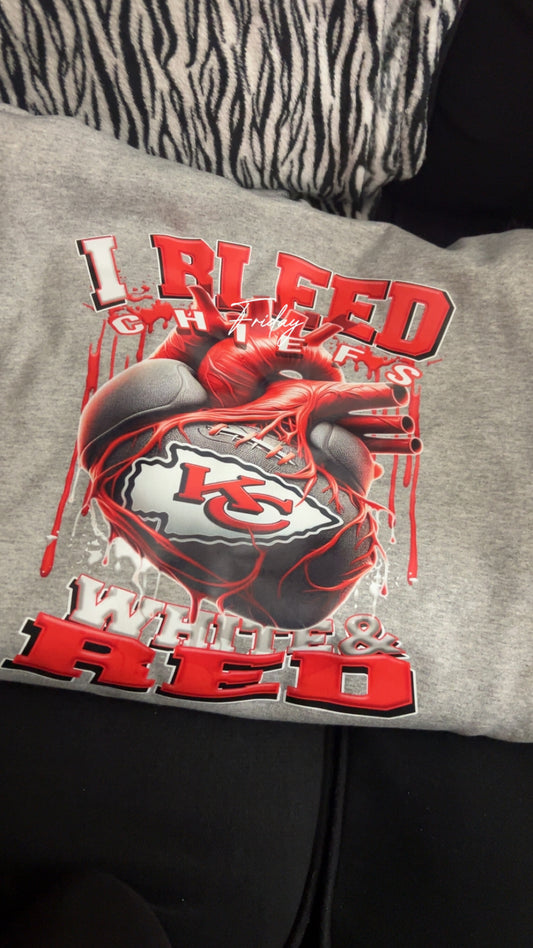 I Bleed KC Chiefs Hoodie