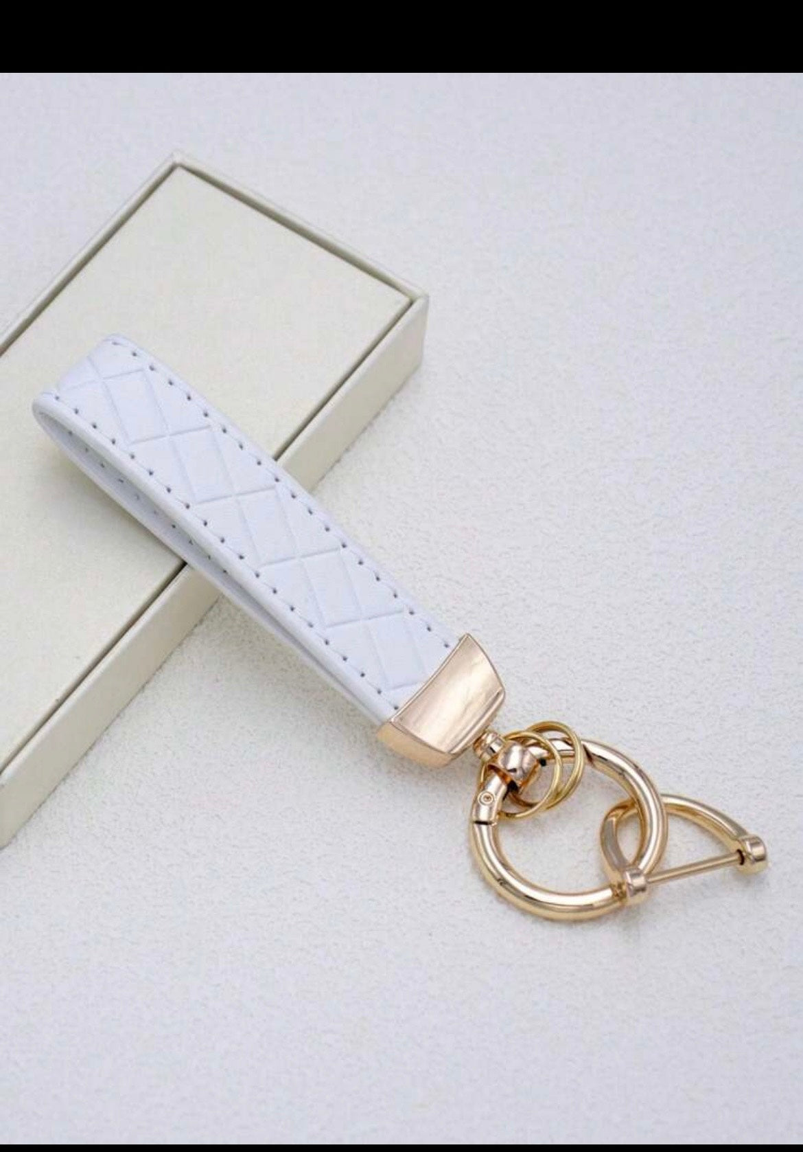 Simple Style Leather Key Chain Keyring Fit For Various