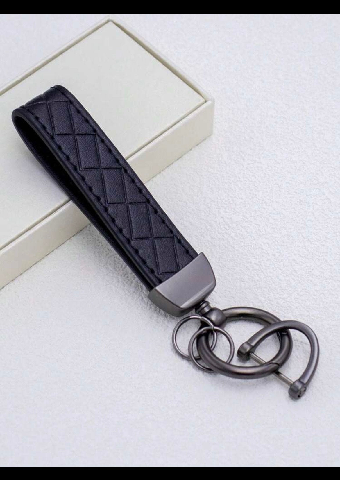 Simple Style Leather Key Chain Keyring Fit For Various